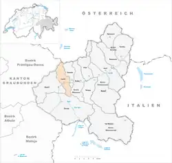 Kaart van de gemeente