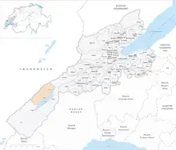 Kaart van de gemeente