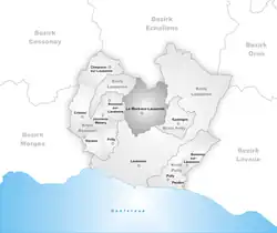 Kaart van de gemeente