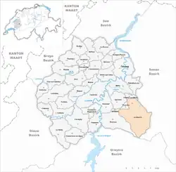 Kaart van de gemeente