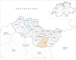 Kaart van de gemeente