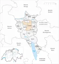 Kaart van de gemeente