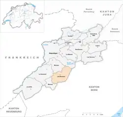 Kaart van de gemeente