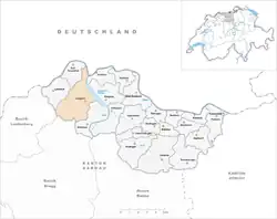 Kaart van de gemeente