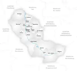 Kaart van de gemeente