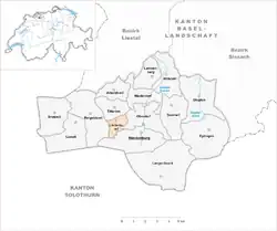 Kaart van de gemeente