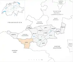 Kaart van de gemeente