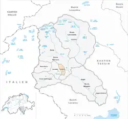 Kaart van de gemeente