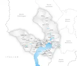 Kaart van de gemeente