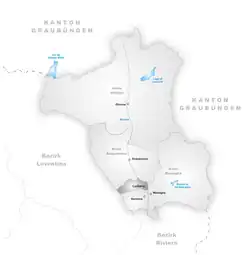 Kaart van de gemeente