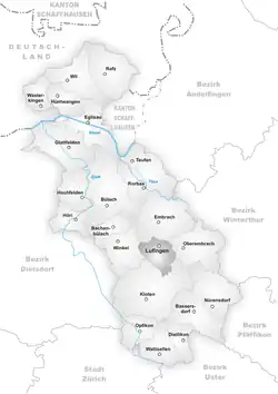 Kaart van de gemeente