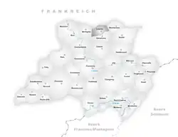 Kaart van de gemeente