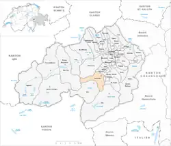 Kaart van de gemeente