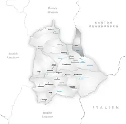 Kaart van de gemeente