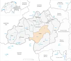 kaart van de gemeente