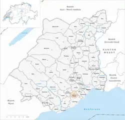 Kaart van de gemeente