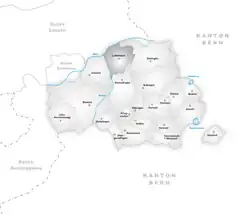 Kaart van de gemeente