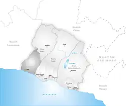 Kaart van de gemeente