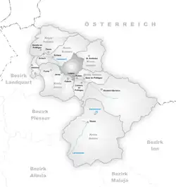 Kaart van de gemeente