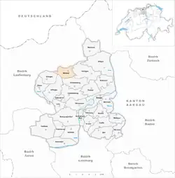 Kaart van de gemeente