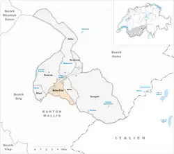 Kaart van de gemeente