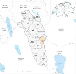 Kaart van de gemeente