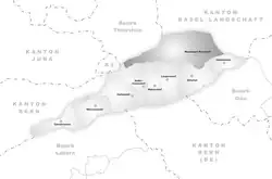 Kaart van de gemeente