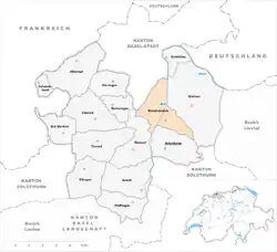 Kaart van de gemeente