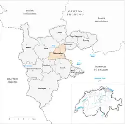 Kaart van de gemeente