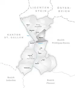 Kaart van de gemeente