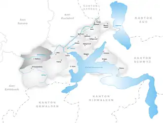 Kaart van de gemeente