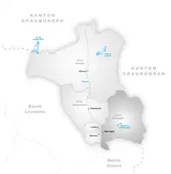 Kaart van de gemeente