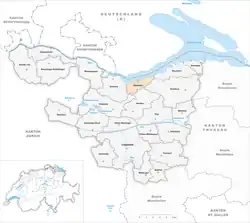 Kaart van de gemeente