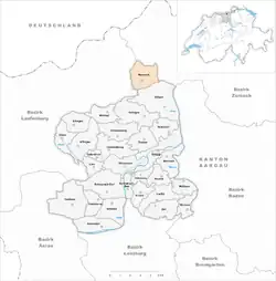 Kaart van de gemeente