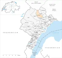 Kaart van de gemeente