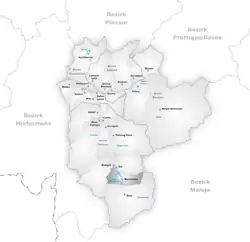 Kaart van de gemeente