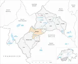 Kaart van de gemeente