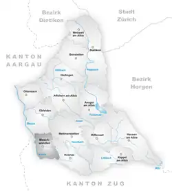 Kaart van de gemeente