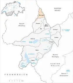 Kaart van de gemeente