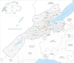 Kaart van de gemeente