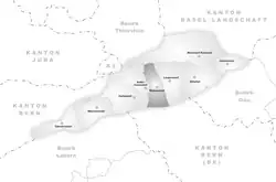 Kaart van de gemeente