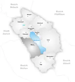 Kaart van de gemeente