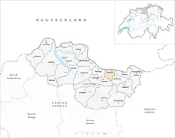 Kaart van de gemeente