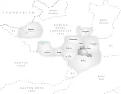 Kaart van de gemeente