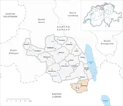 Kaart van de gemeente