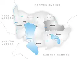 Kaart van de gemeente