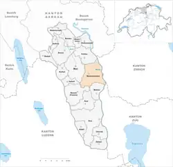 Kaart van de gemeente