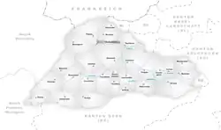 Kaart van de gemeente