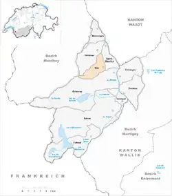 Kaart van de gemeente