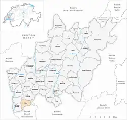 Kaart van de gemeente